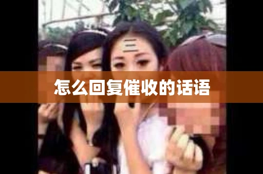 怎么回复催收的话语