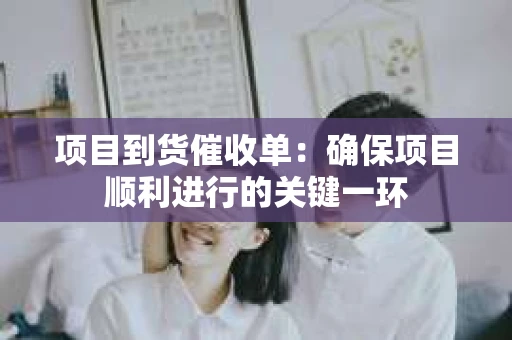 项目到货催收单：确保项目顺利进行的关键一环